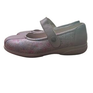 Cosyfeet Mary Jane Shoes Floral Comfort Adjustable‎ Strap Women's size 8